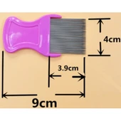 Periboia Uzun Taraklı Bit Tarağı – Kedi Köpek Tavşan İnce Dişli Bit Pire Tarağı - 2