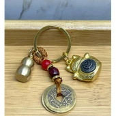 BlackCraft Metal Şans Ve Bereket Kedisi Anahtarlık (BC-8C81C0) - 1