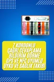 Akıllı Saat Çağrı Cevaplayabilen Unısex 7 Kordonlu Müzik Dinleme thumbnail 2