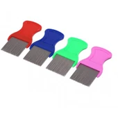 Periboia Uzun Taraklı Bit Tarağı – Kedi Köpek Tavşan İnce Dişli Bit Pire Tarağı - 4