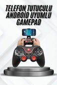 Yeni Nesil X3 Gamepad Android Uyumlu Telefon Tutucu Özellikli Joystick thumbnail 1
