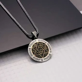 BlackCraft Gümüş İsmi Azam Duası Kolye (BC-3109CD) thumbnail 2