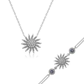 BlackCraft 925 Ayar Gümüş Güneş Set (BC-6DD770) - 1