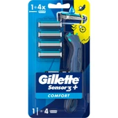 Gillette Sensor 3 Traş Makinesi 4 Lü Yedek - 1
