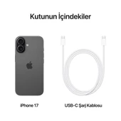 Apple iPhone 17 256 GB (Apple Türkiye Garantili) Siyah Siyah 256 GB - 6