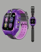 S10 Mor Akıllı Çocuk Saati Geçmiş Konum ve Acil Durum Uyarılı thumbnail 5