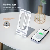 Nillkin NKT01 PowerHold Tablet 15W Wireless Şarj Cihazı Masaüstü Tablet Tutucu Stand - 8