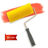 1118 Sünger Kristalli Efekt Rulo 20 cm Grenli Boya Uygulama Rulosu thumbnail 1