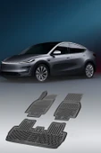 Tesla Model Y (Juniper) 2025 ve Sonrası Siyah 3D Havuzlu Paspas thumbnail 1