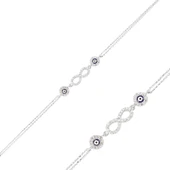 BlackCraft 925 Ayar Gümüş Sonsuzluk Bileklik (BC-4FD565) - 1