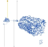 Benzin Yüksek Basınç Pompası Dacia Sandero Taliant Duster 1.3 Tce H5H 166303162R MAİS thumbnail 2
