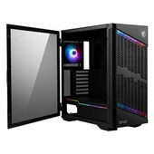 MSI MPG Velox 100P Airflow USB 3.2 ARGB eATX Mid Tower Siyah Kasa thumbnail 8