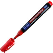 Kraf Permanent Markör Yuvarlak Uc 220 Kırmızı (Koli Kalemi) 12’Lİ - 3