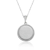 BlackCraft Gümüş Ayetel Kürsi Bayan Kolye (BC-5B458C) thumbnail 2