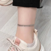 BlackCraft 925 Ayar Gümüş Şimşek Halhal (BC-8AAE2F) - 3