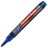 Kraf Permanent Markör Yuvarlak Uc 220 Mavi (Koli Kalemi) 12’li - 1