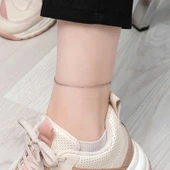 BlackCraft 925 Ayar Gümüş Zincir Desenli Halhal (BC-AF4333) - 2