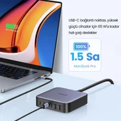 Ugreen Nexode 200w Gan 2 6 Portlu Masaüstü Hızlı Şarj Cihazı Istasyonu - 4