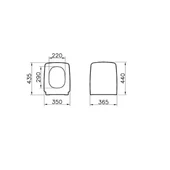 Vitra Metropole Klozet Kapağı Beyaz - 5