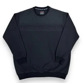 Büyük Beden Erkek Kazak Bisiklet Yaka Battal Kazak - 1