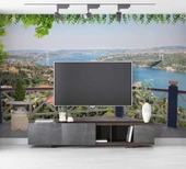 İstanbul Boğaz Köprüsü Manzaralı Duvar Kağıdı thumbnail 3