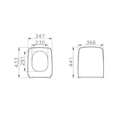 Vitra Metropole Slim Klozet Kapağı Beyaz - 4
