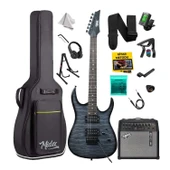 Midex Crade-50AMP Grey Rosewood Super Strat Kasa HH Yüksek Kaliteli 50W Amfili Elektro Gitar Seti thumbnail 1