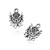 BlackCraft 925 Ayar Gümüş Osmanlı Arması Tesbih Püskülü (BC-FA7497) - 1