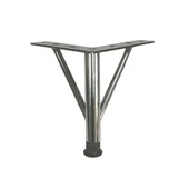 Firkete Ayak Metal 25 cm Krom Mobilya Koltuk Ayağı - 1