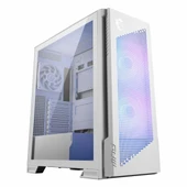 MSI MPG Velox 300R Airflow PZ USB 3.2 ARGB eATX Mid Tower Beyaz Kasa thumbnail 1