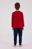U.S. Polo Assn Uzun Kol Pijama Takım US2233-4 Kırmızı - 4