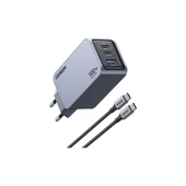 Ugreen X757 Nexode Pro 100W GaN Hızlı Şarj Cihazı Type-C QC PD 2xUSB-C, 1xUSB-A, Uzay Grisi -25874 - 2