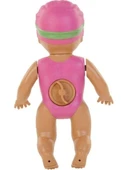 Kurmalı Yüzen Bebek Denizde Havuzda Banyoda Su Kovasında Kendisi Yüzen Bebek Kurmalı 14 Cm - 3