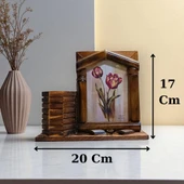 Ahşap Kalemlikli Çerçeve - 1