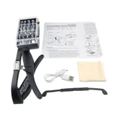 Şarjlı Gözlük Büyüteç  4 Farklı Lens -11537Dc - 1