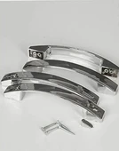 SMD Duşakabin Kapı Kulpu Krom Ay Kulp 4'lü Set thumbnail 2