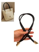 Angel Çanta Aksesuar 60 cm Siyah Renk Trend Model Çift Çanta Sapı - 1