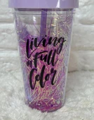 PİPETLİ BARDAK MATARA SEVİMLİ SULUK 450 ml ÇİFT KATMANLI PÜSKÜLLÜ - 2