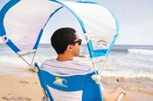 Gci Outdoor SunShade Captain's Chair Güneşlikli  Katlanır Plaj Sandalyesi - 4