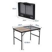 Madfox Eazy Katlanır Kamp Masası Izgaralı - 6