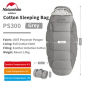 Naturehike PS300 Oval Ultralight Uyku Tulumu -9°C ( Cloudy Grey ) - 7