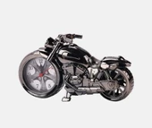 Retro Motorsiklet çalar saat retro klasik model motor saat masa saati Plastik Analog - 2