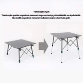 Madfox Ollimmas Katlanır Kamp Masası 50x50 cm - 7