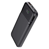 PowerBoost NIGHT 135B 10000mAh 22.5WDahiliKablo LCD GizliLED Siyah Tasinabilir Sarj Cihazi Powerbank - 4