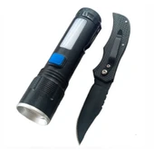 F.B.I F-91 Zoomlu XHP-50 Güçlü Işik Taşıma Çantalı 2 Li Set thumbnail 2