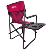 Orcamp Katlanır Yan masalı Lüks Kamp Sandalyesi Kırmızı - 2