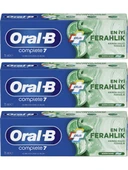 Oral-B complete 7 Üstün Ferahlık Diş Macunu 75 ml x 3 Adet - 1