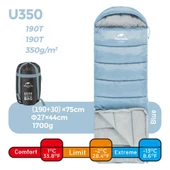 Naturehike U350 Zarf Tarzı Kapüşonlu Uyku Tulumu -13°C - 7