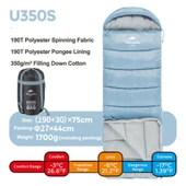 Naturehike U350S Zarf Tarzı Kapüşonlu Uyku Tulumu -17°C - 2