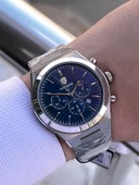 Raymond Nişan Ve Damatlara Özel Çelik Kordon 2 Yıl Garantili 5 Atm Erkek Kol Saati+Bileklik RMD.17 thumbnail 3